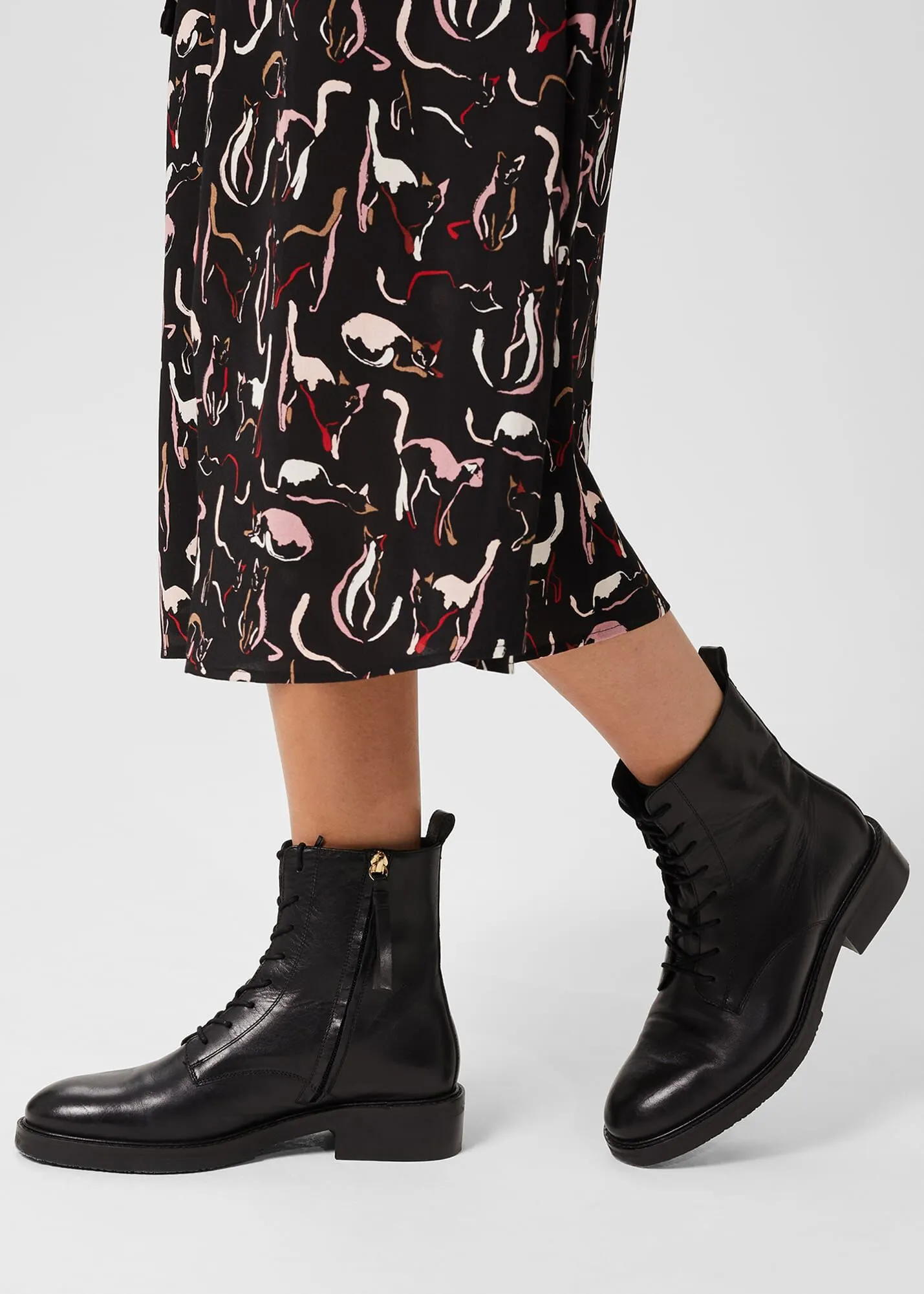 Elena Leather Ankle Boots