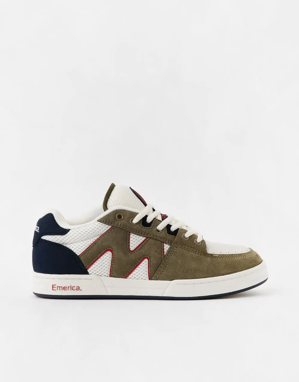 Emerica OG-1 Skate Shoes - Olive/Tan