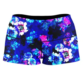 Enchanted Flora High-Waisted Women's Shorts