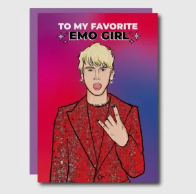 Favorite Emo Girl Card - Shop Now