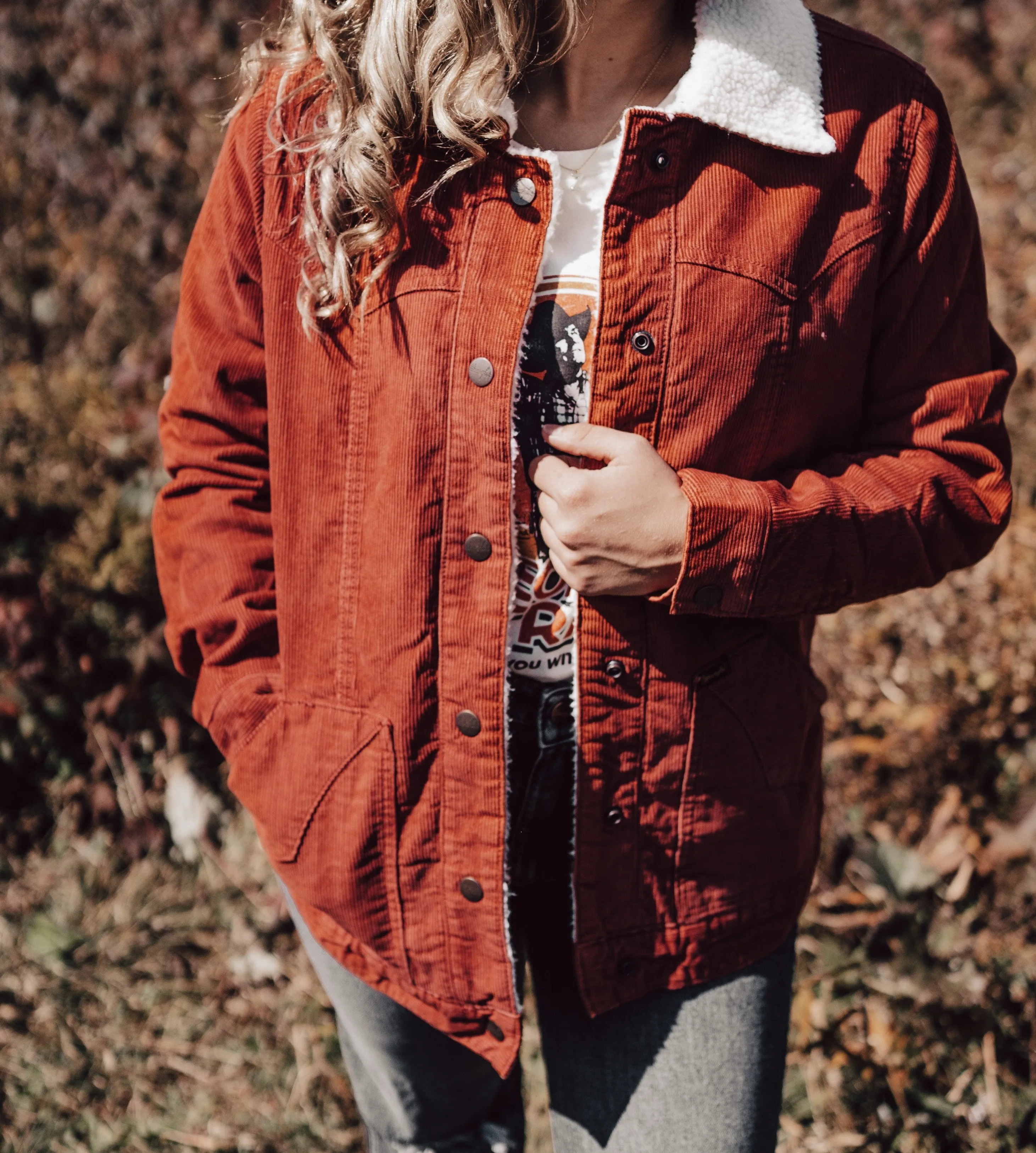 Final Sale  The Barn style Wrangler Retro Sherpa Lined Jacket