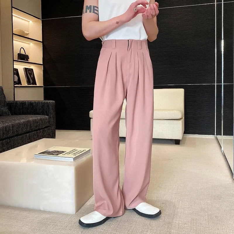 Front Pleat Loose Fit Trousers