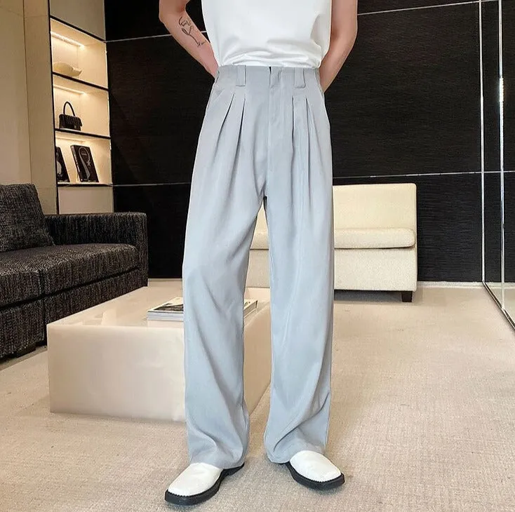 Front Pleat Loose Fit Trousers