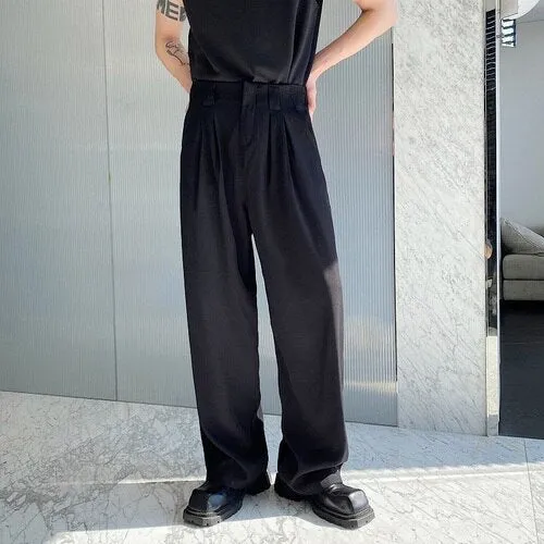 Front Pleat Loose Fit Trousers