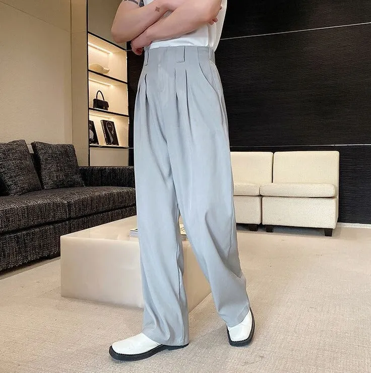 Front Pleat Loose Fit Trousers