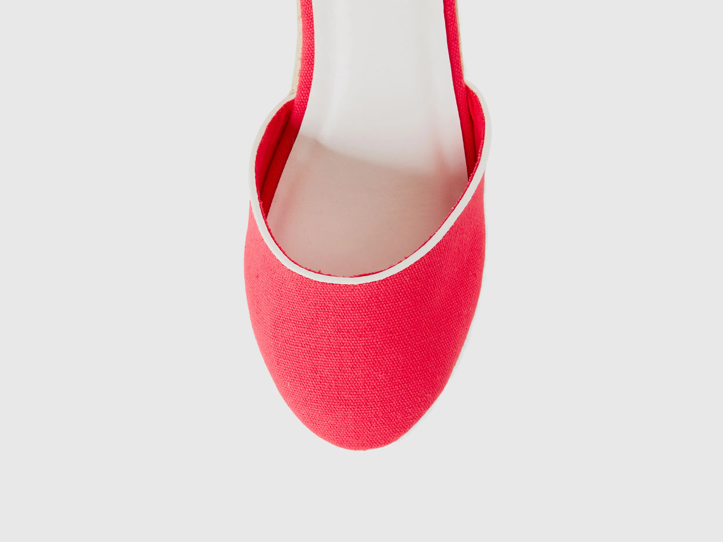 Fuchsia Rope Wedges by Benetton