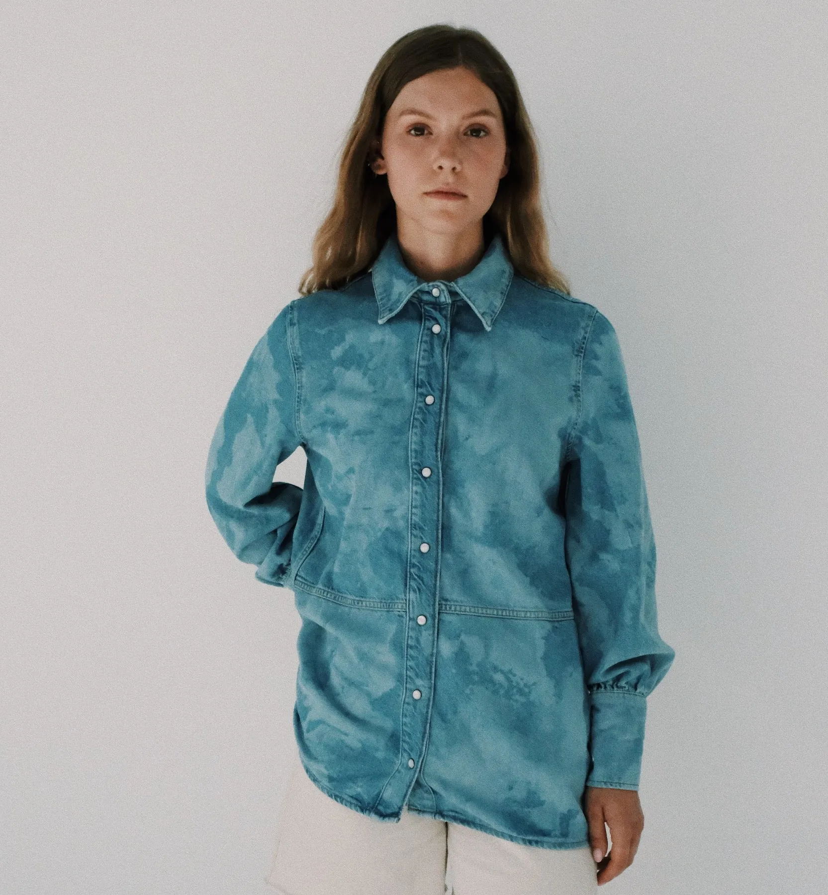 Light Wash Denim Shirt from GANNI