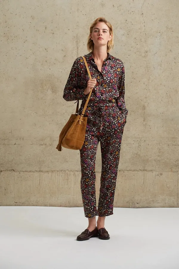 Gerard Darel & PabloESMET FLUID FLORAL PRINT TROUSERS