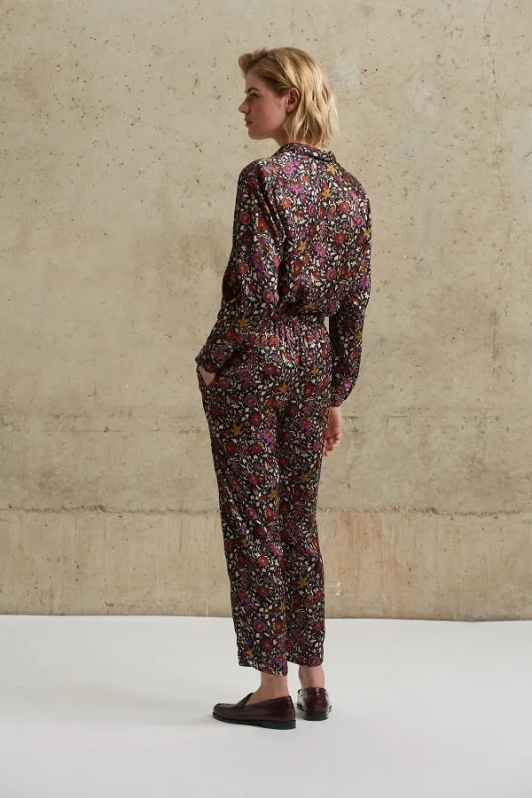 Gerard Darel & PabloESMET FLUID FLORAL PRINT TROUSERS