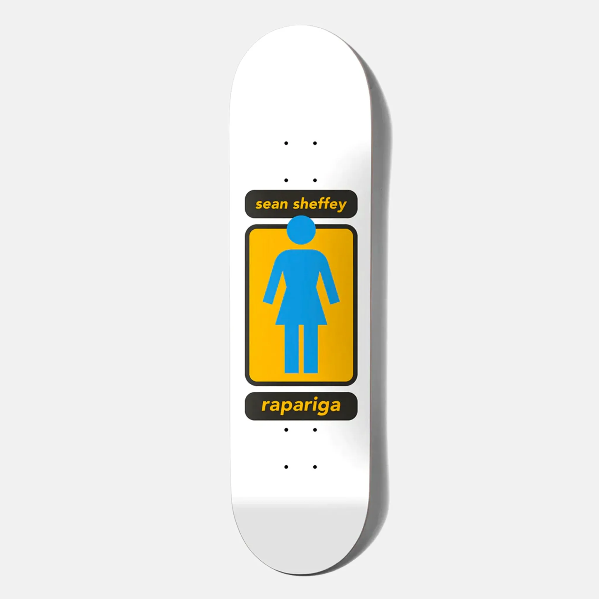 Girl Skateboards - 8.375 Sean Sheffey 93 Til Skateboard Deck - White