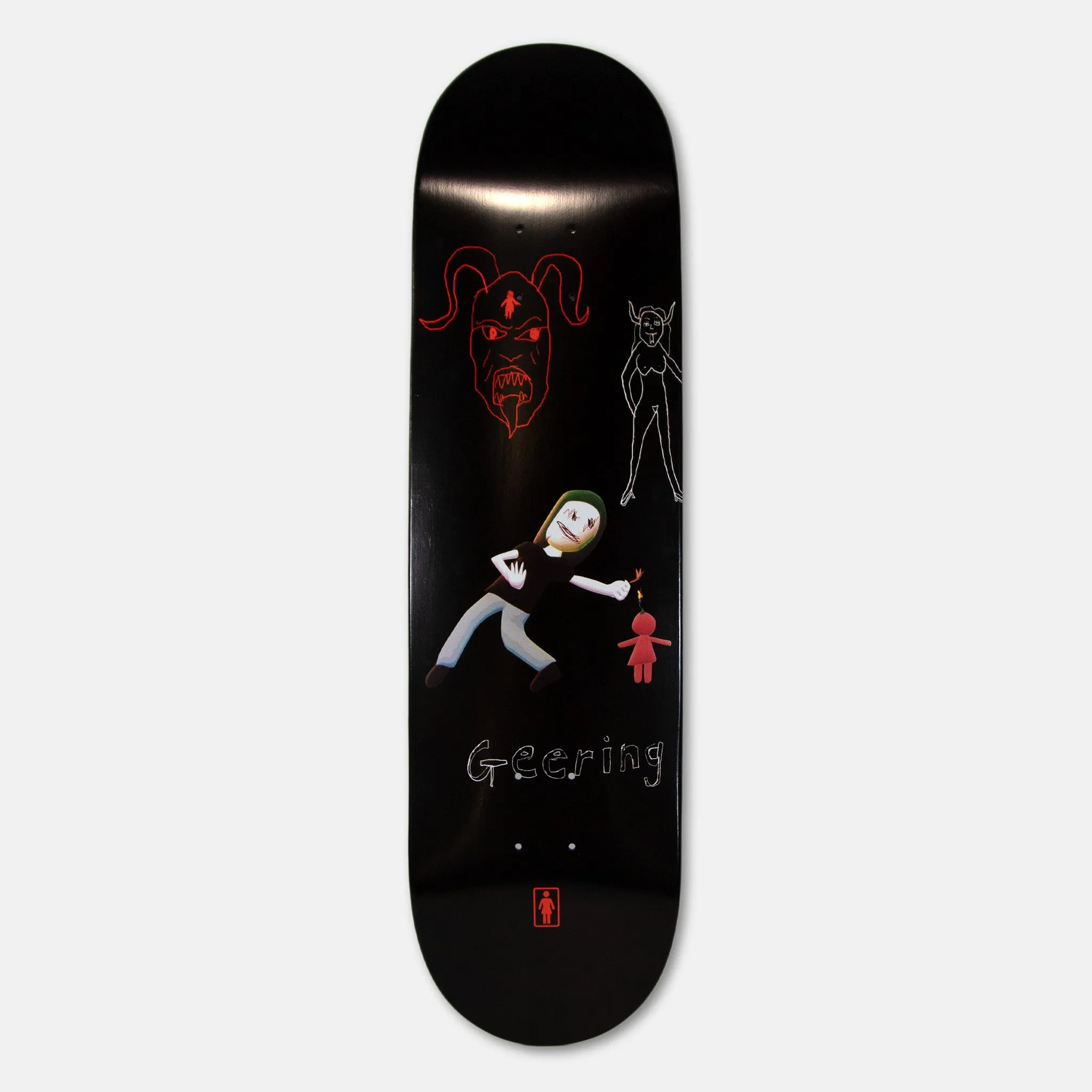 Girl Skateboards - 8.5 Breana Geering One Off Skateboard Deck