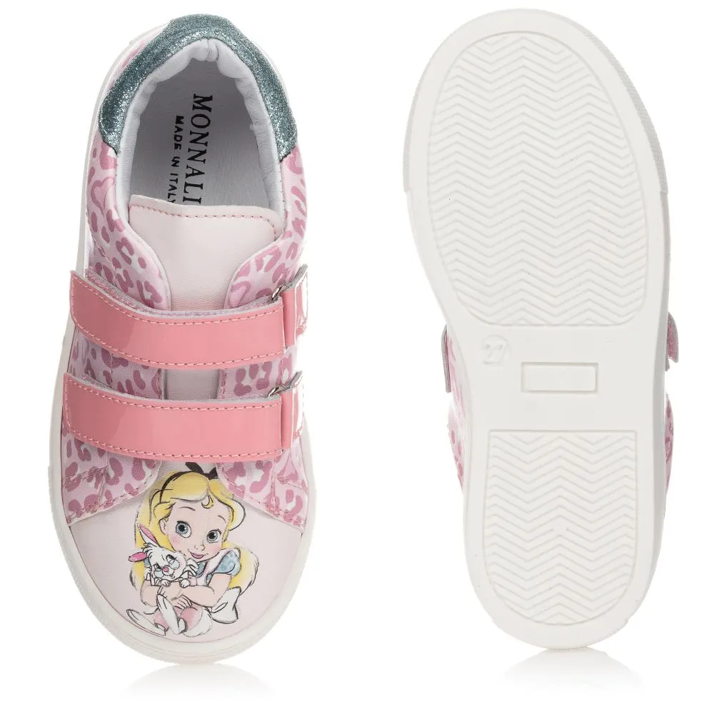 Girls Pink Disney Trainers