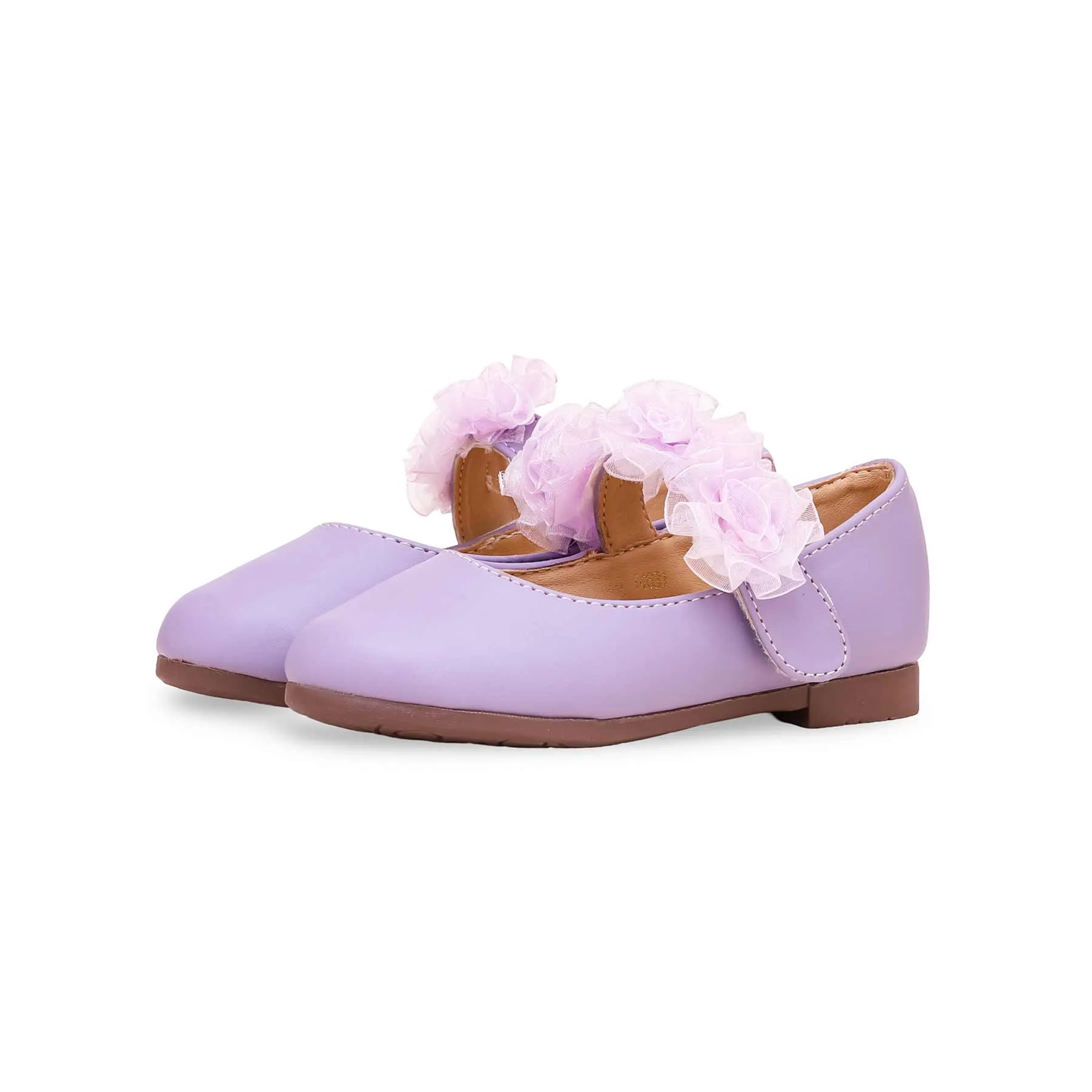 Girls Purple Casual Pumps KD2416