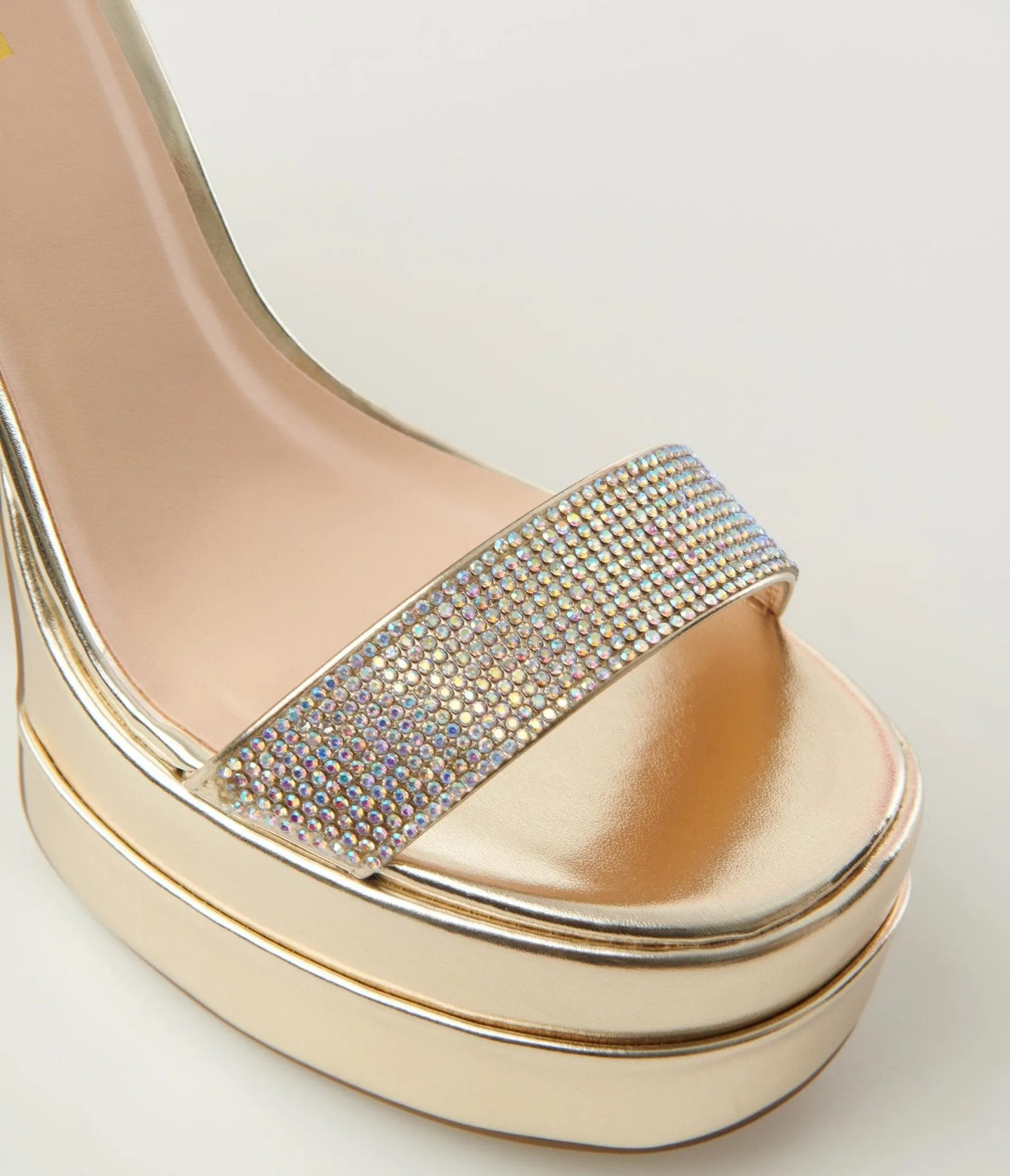 Gold Metallic Platform Shoes