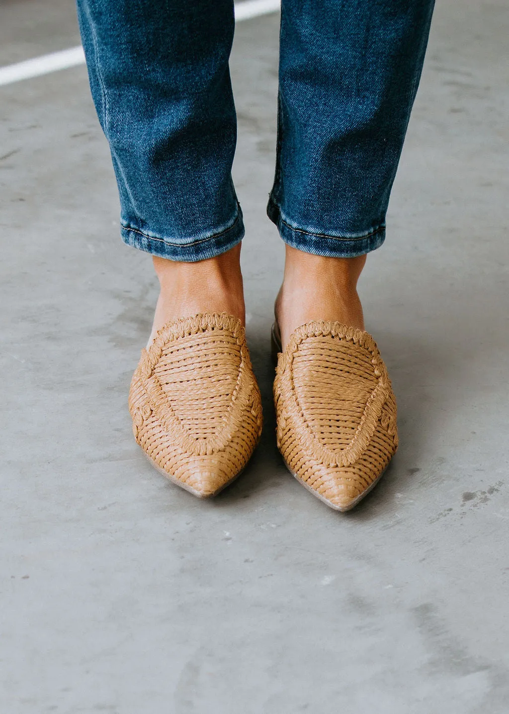 Grace Woven Mules