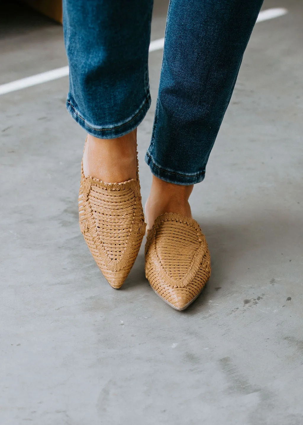 Grace Woven Mules