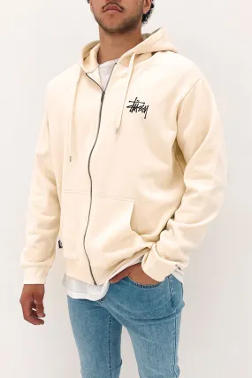 Graffiti Zip Hood Oatmeal