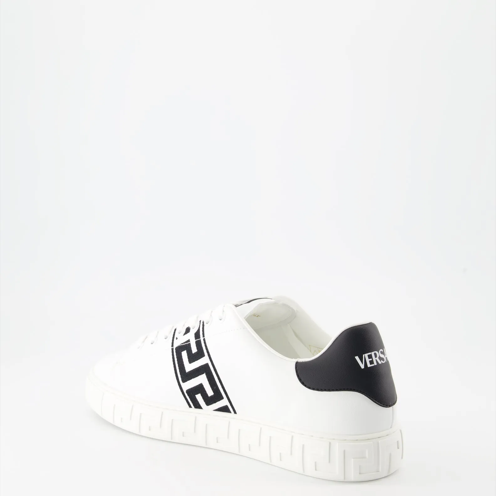 Greca Embroidered Sneakers