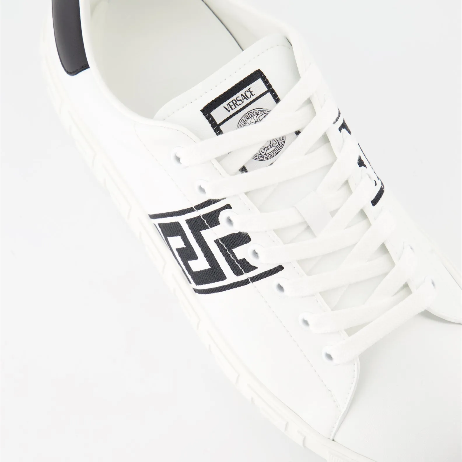 Greca Embroidered Sneakers