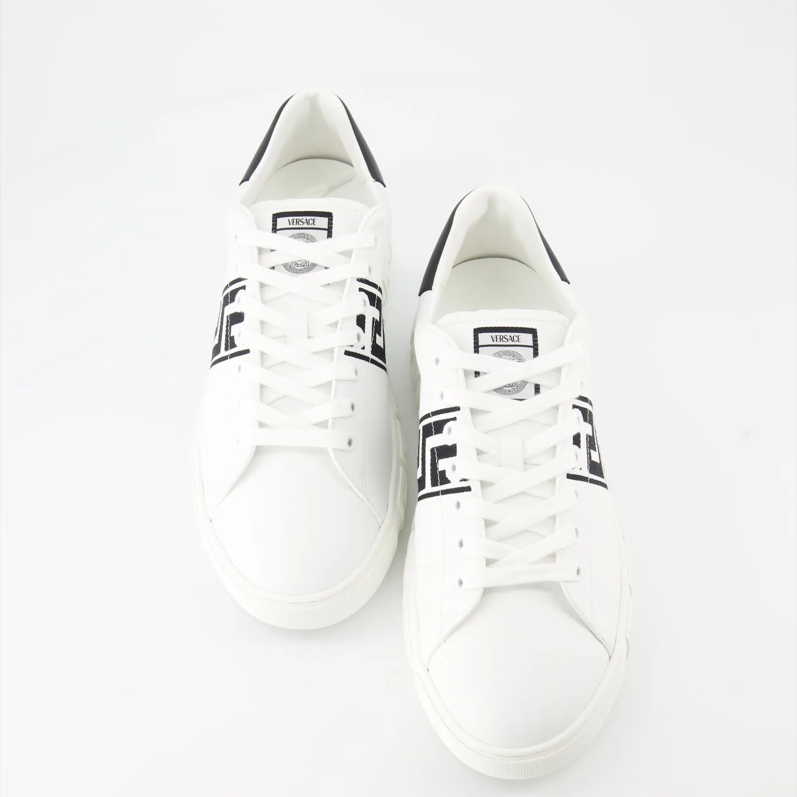 Greca Embroidered Sneakers