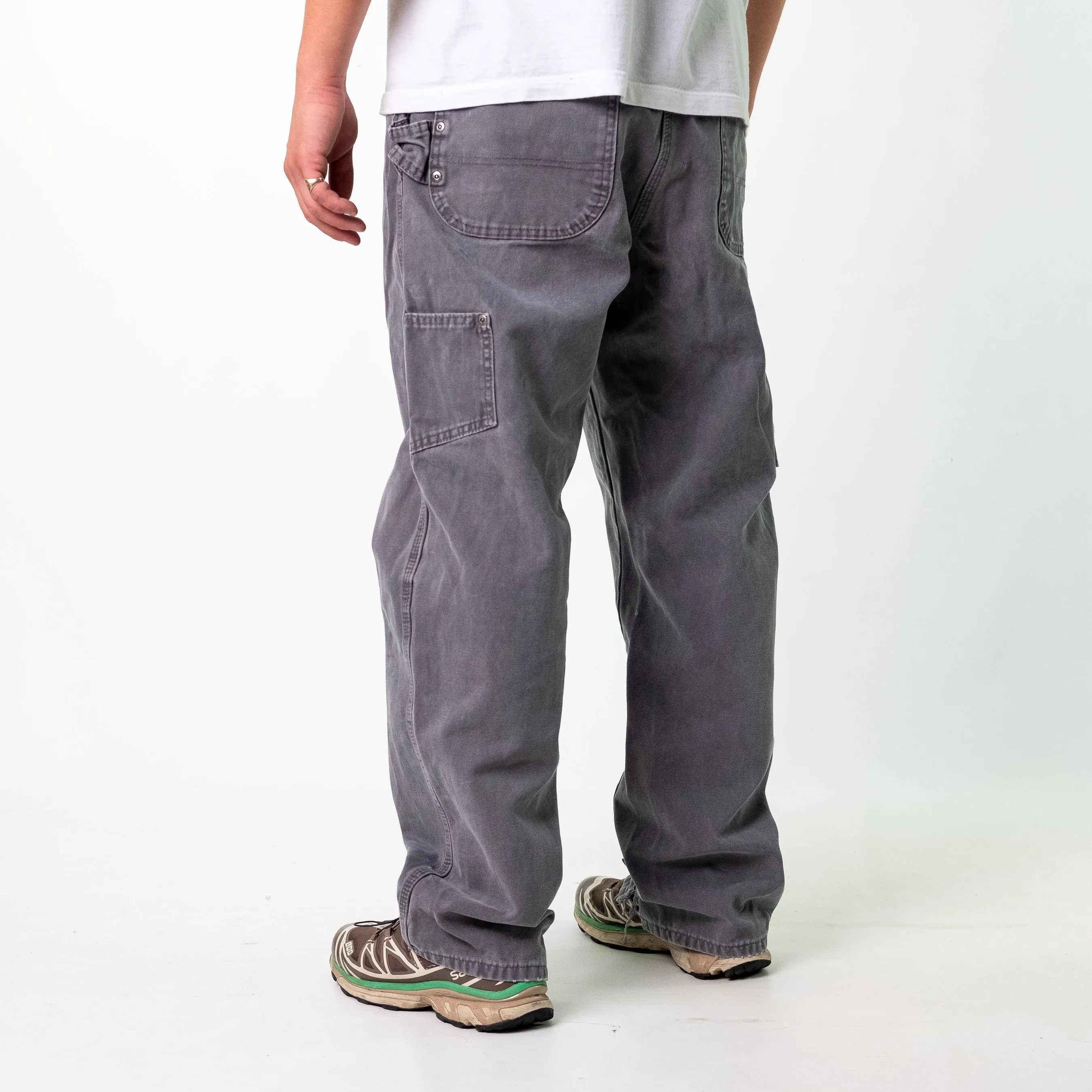 Grey y2ks Dickies Denim Carpenter Jeans Baggy Pants (36x32)