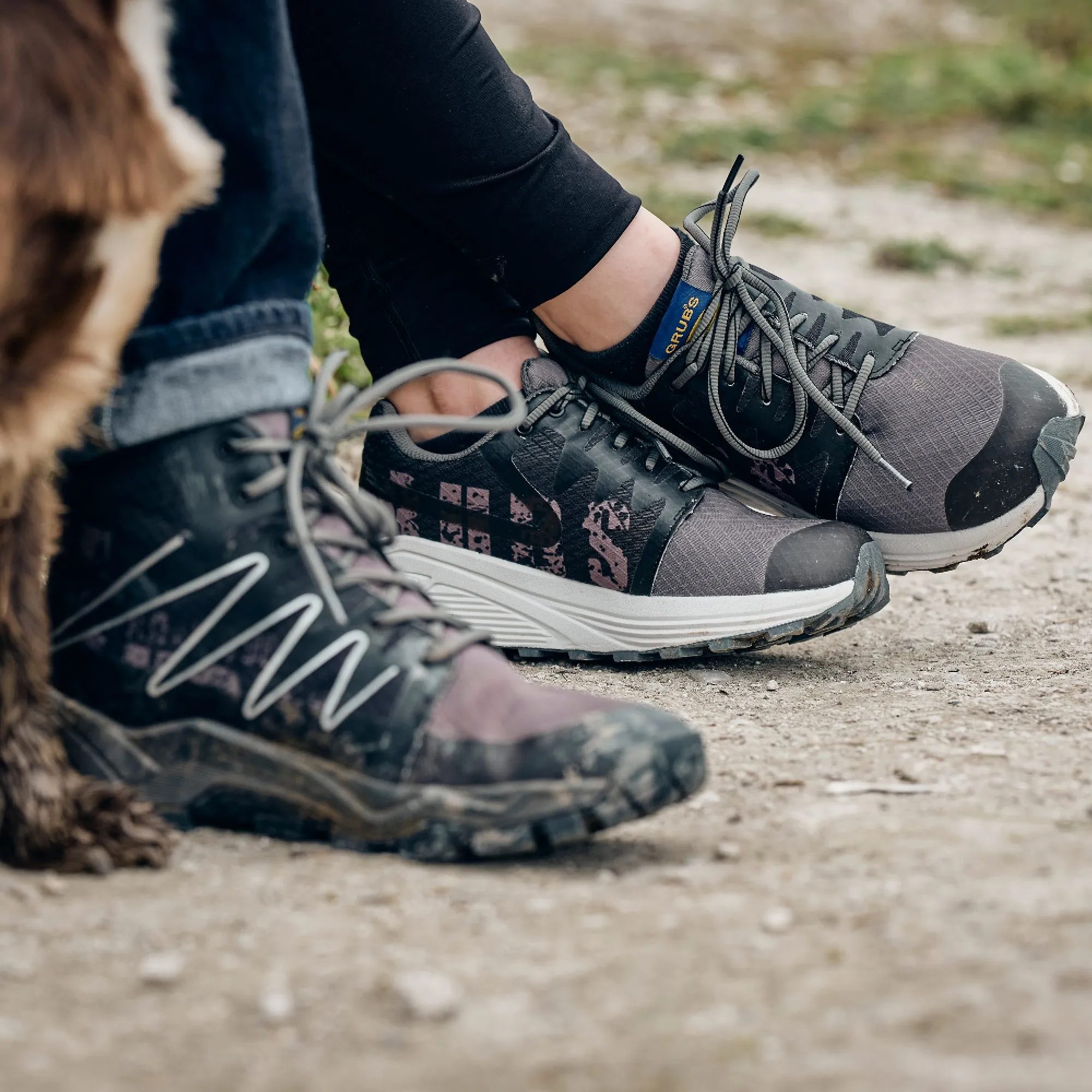 Grubs Boots Discover Unisex Walking Trainer - Grey