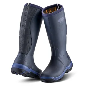 Grubs Boots Rainline Wellies Womens - Blue