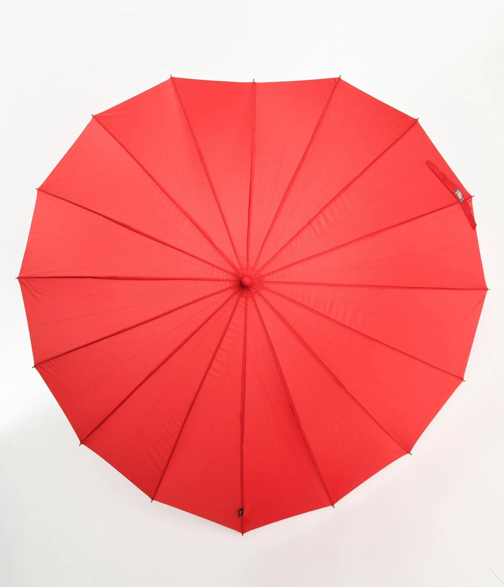 Heart-Shaped Red Umbrella.