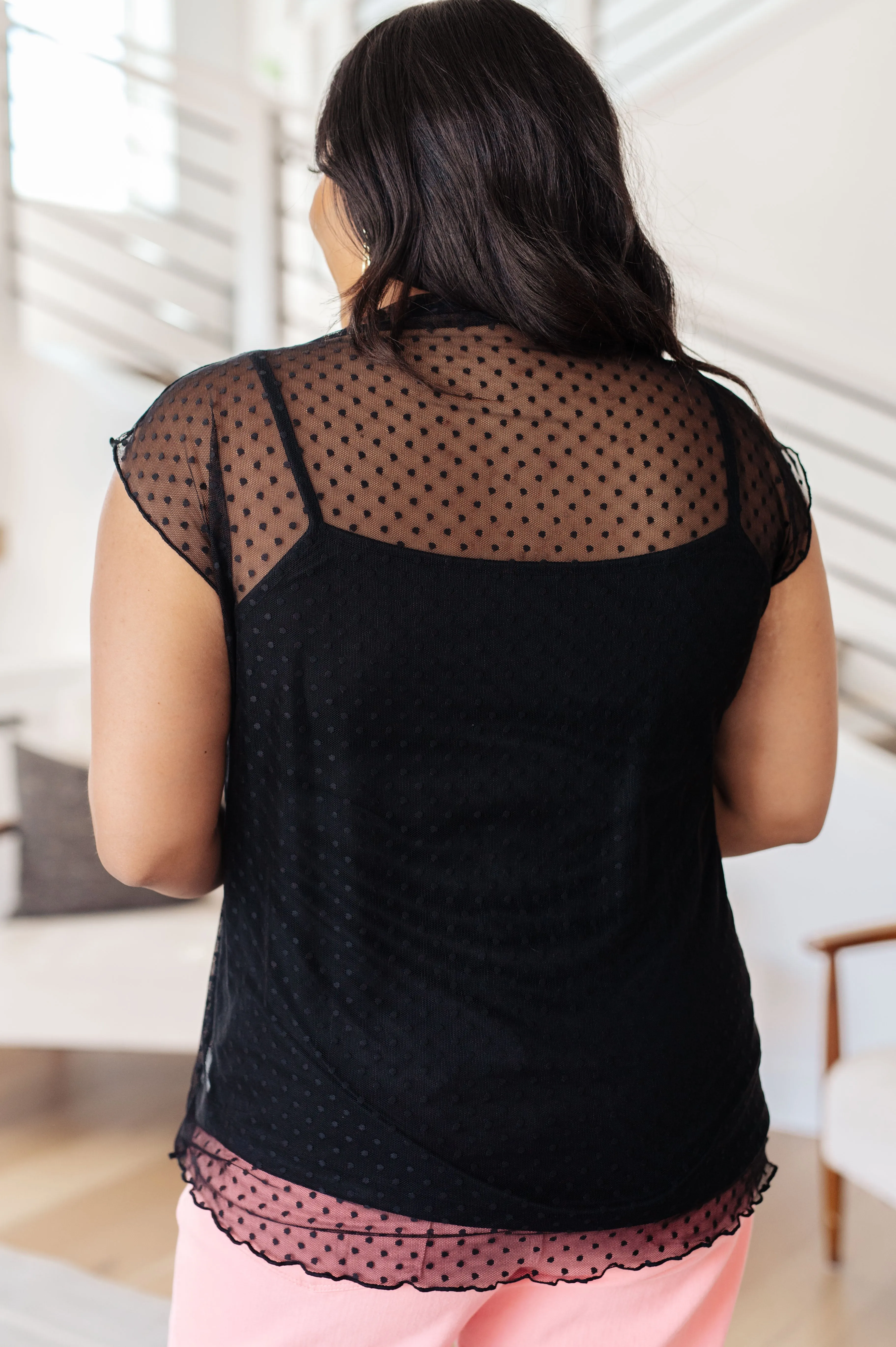 Black Mock Neck Top - Here And Now