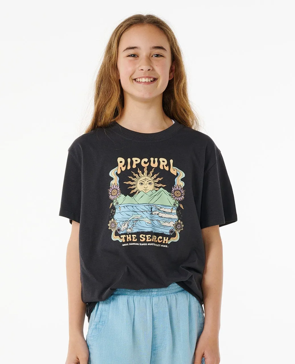 Hibiscus Heat Art Tee Girl