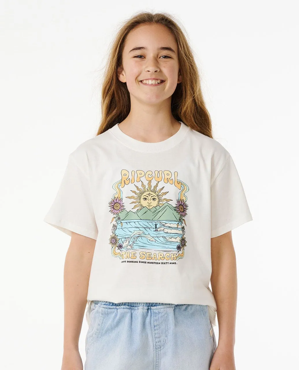 Hibiscus Heat Art Tee Girl