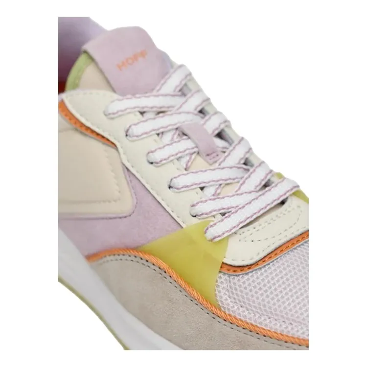 Hoff Pink Lace-Up Sneakers for Women in La Condesa Style.