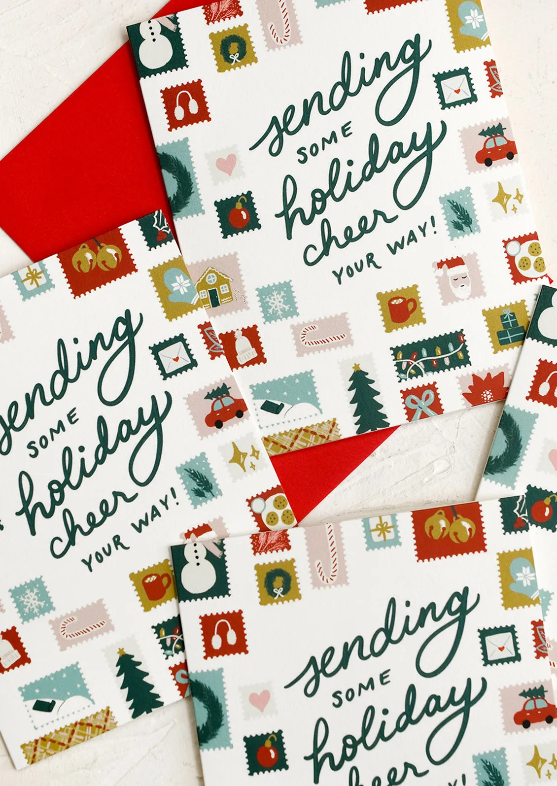 Holiday Cheer Stamps Card Set