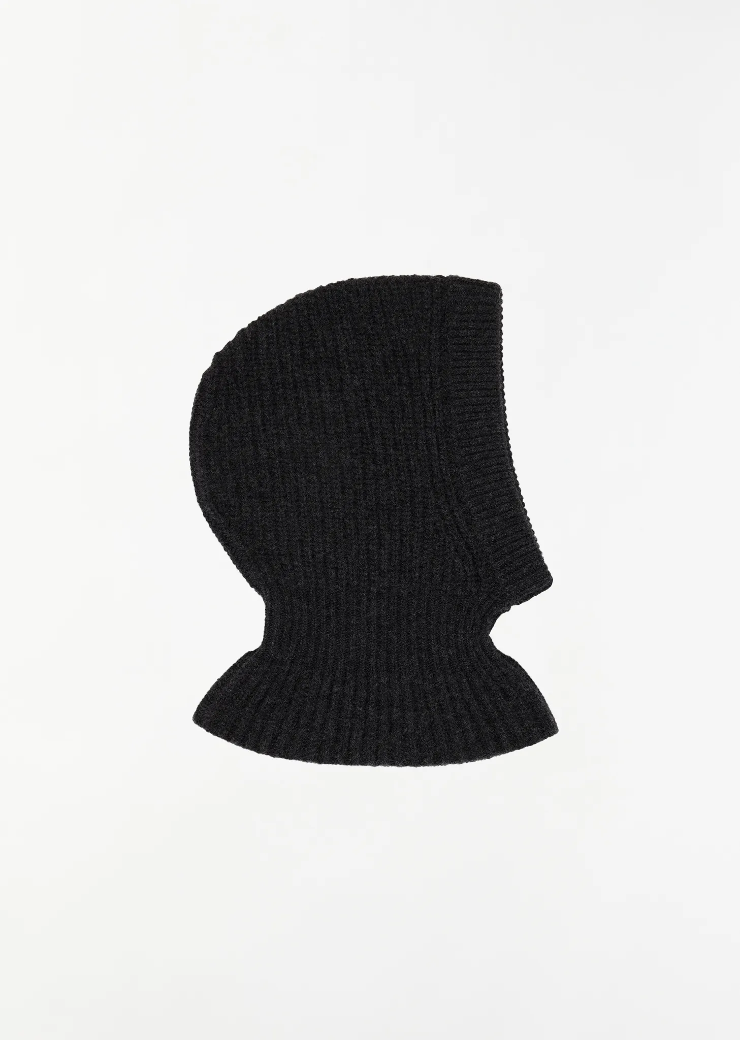 Anthracite Mélange Lambswool Hood