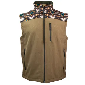 Hooey Softshell Vest Aztec Tan