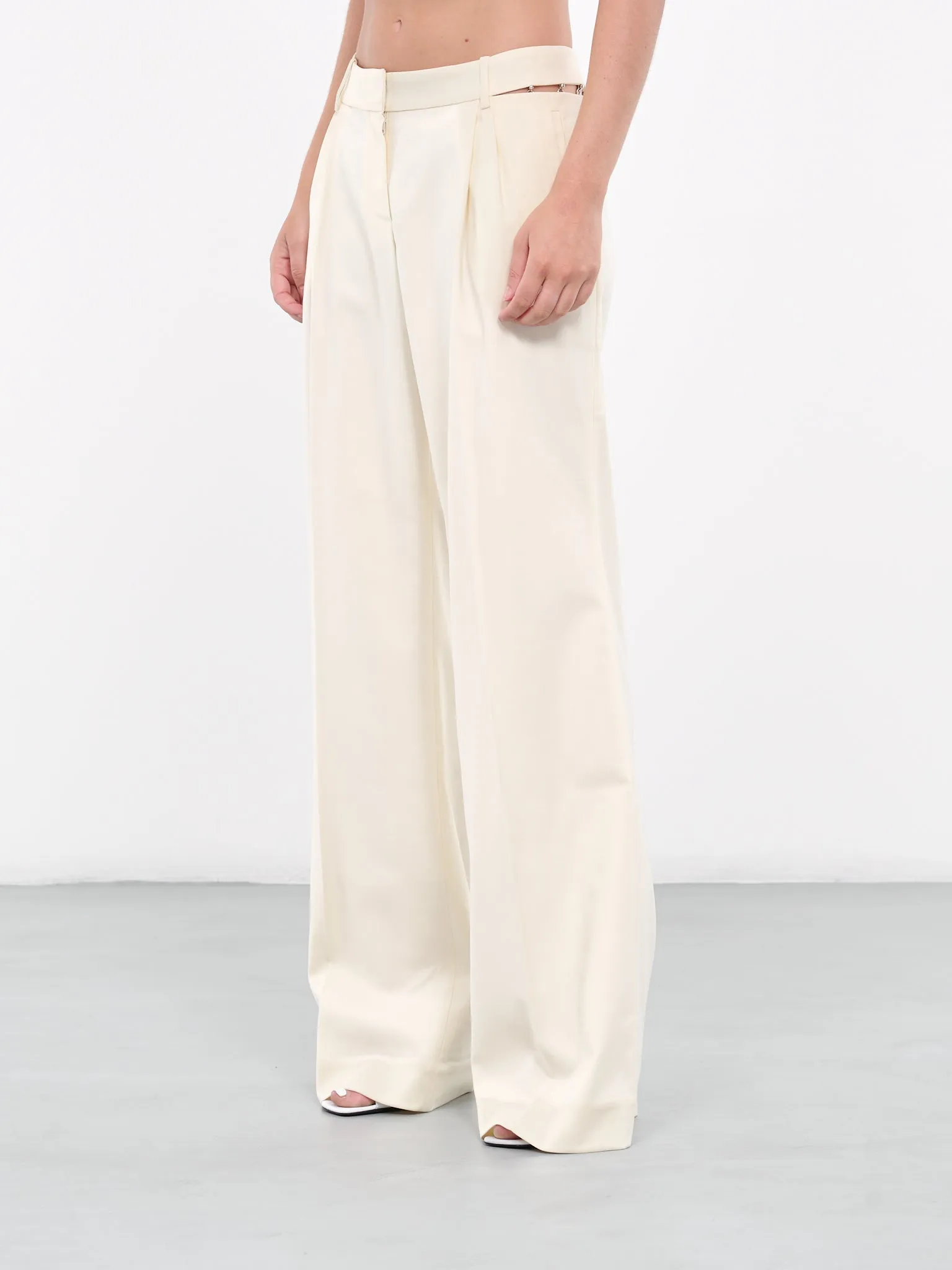 Hook Eye Trousers (PF2349-IVORY)