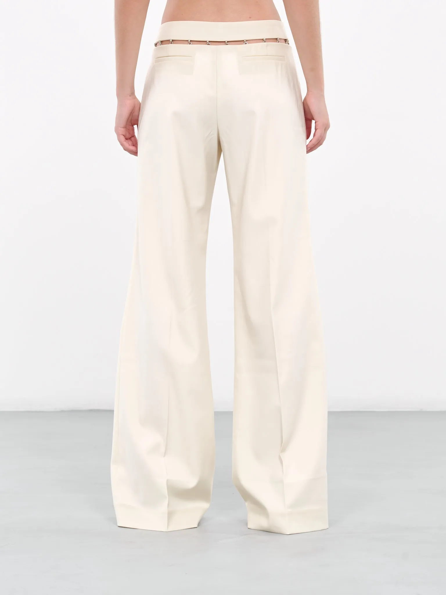 Hook Eye Trousers (PF2349-IVORY)