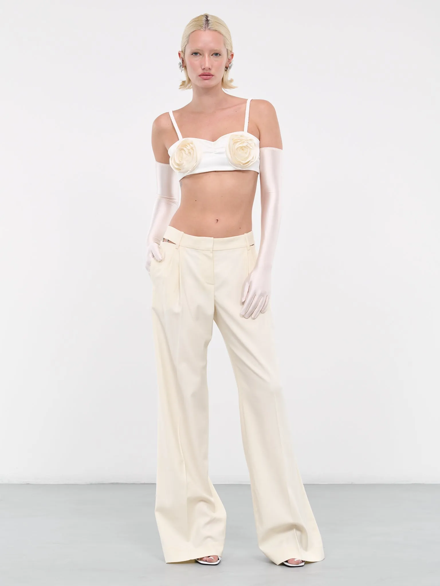 Hook Eye Trousers (PF2349-IVORY)