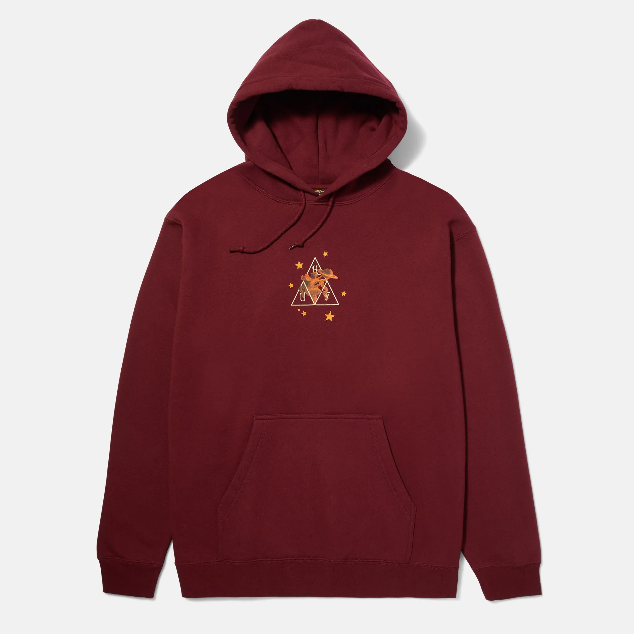 Huf - Infinite Star Girl Pullover Hooded Sweatshirt - Deep Wine