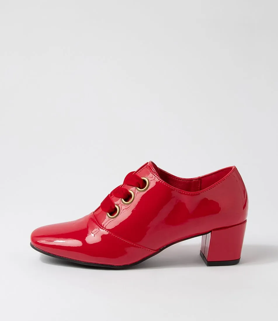 I LOVE BILLY Helix Dark Red Patent Pu Heels