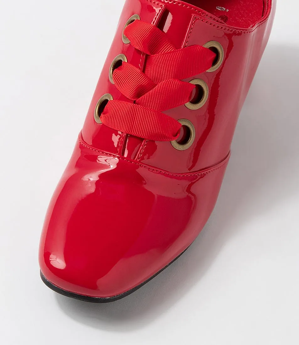 I LOVE BILLY Helix Dark Red Patent Pu Heels