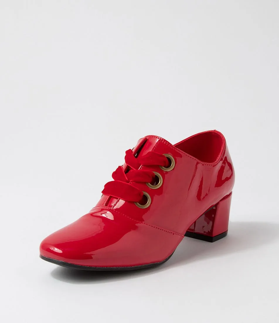 I LOVE BILLY Helix Dark Red Patent Pu Heels