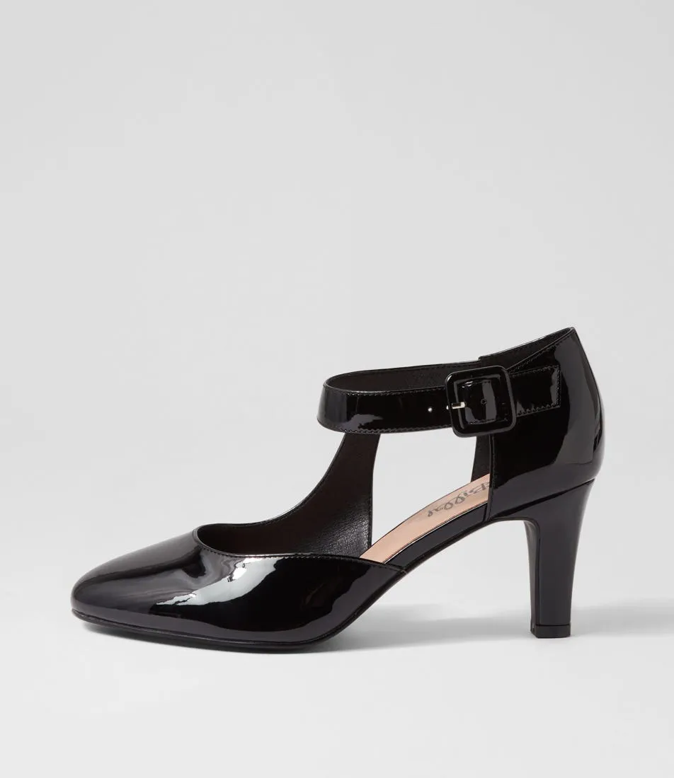 I LOVE BILLY Inori W Black Patent Pu Heels