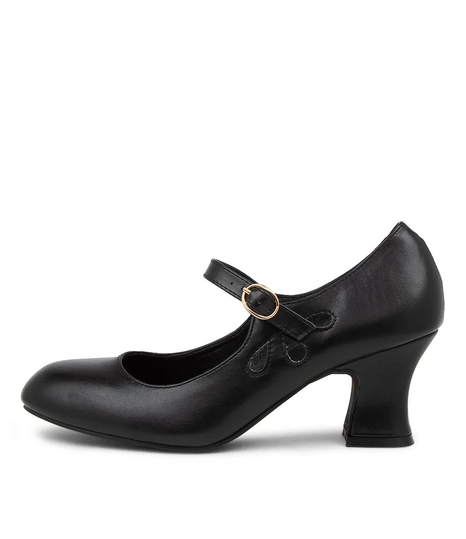 I LOVE BILLY Yeats Black Smooth Heels