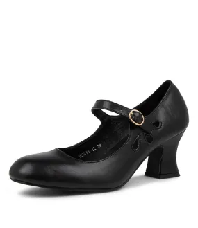 I LOVE BILLY Yeats Black Smooth Heels