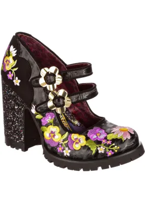 Best Bud 60's Black Pumps by Irregular Choice