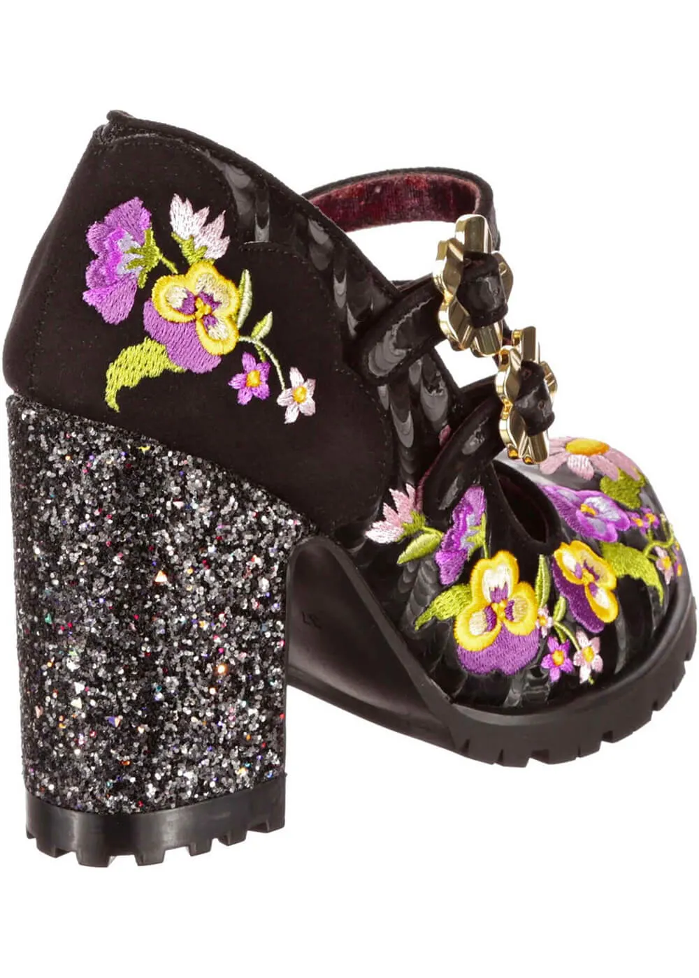 Best Bud 60's Black Pumps by Irregular Choice