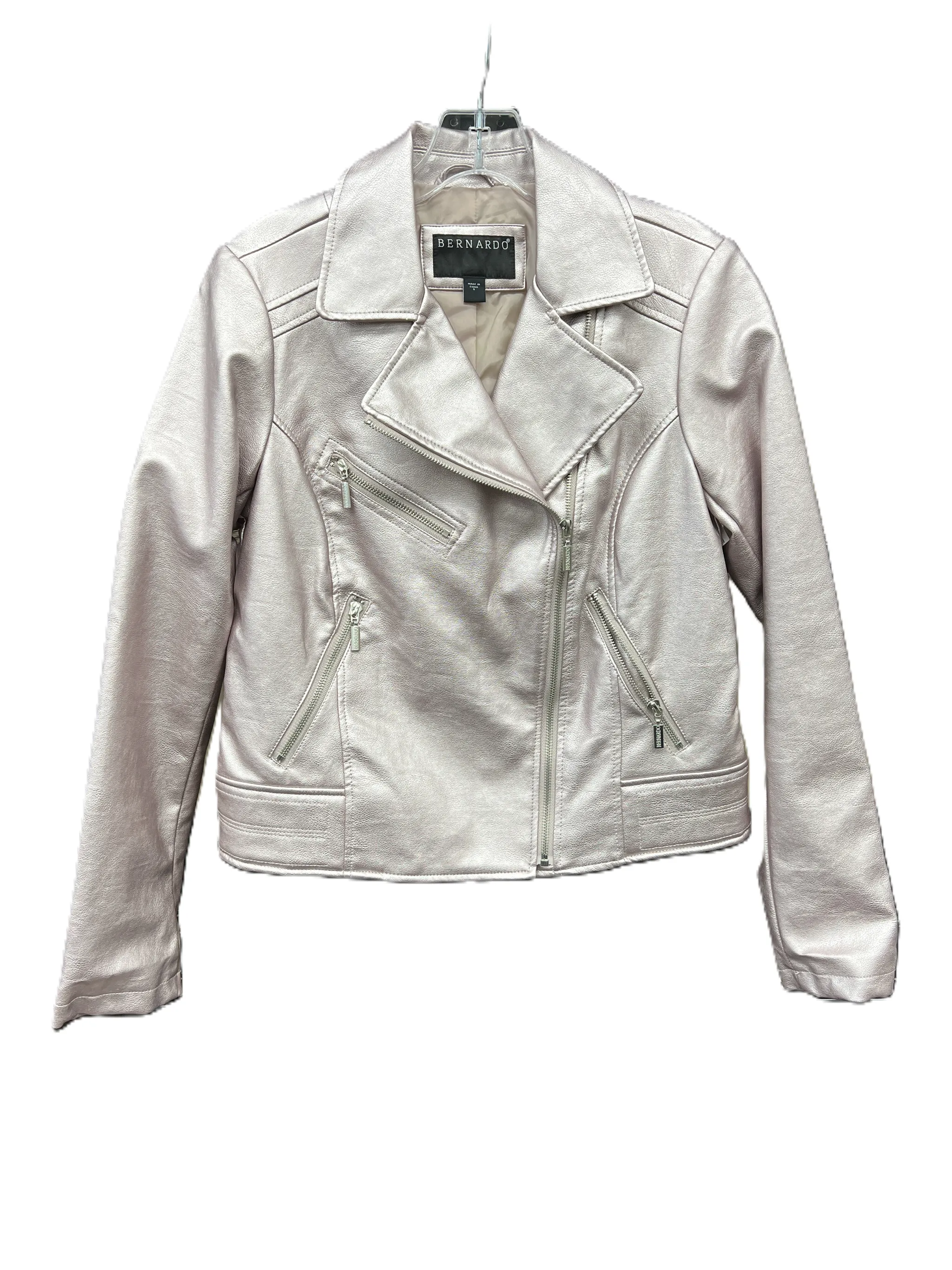 Rose Gold Bernardo Jacket Moto Size S