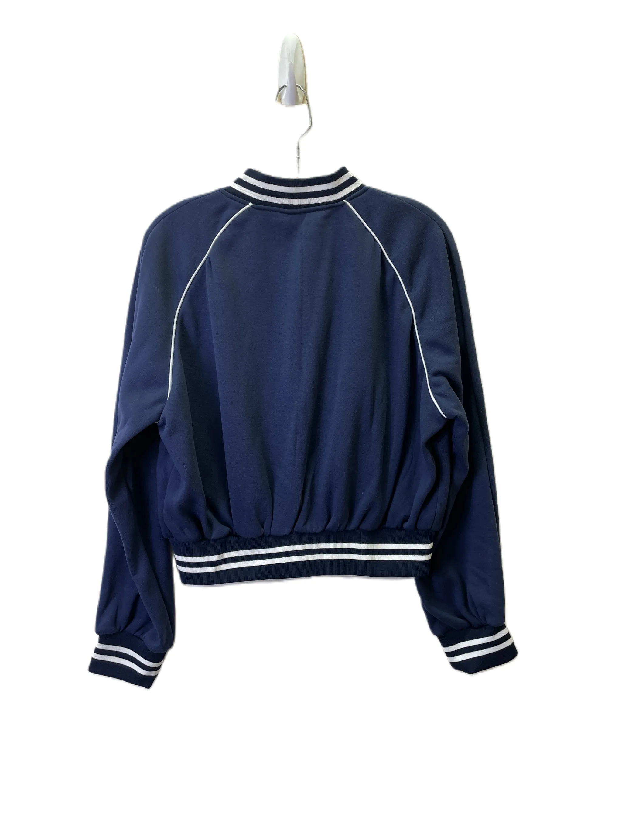 Jacket Other By Clothes Mentor In Blue White, Size: L