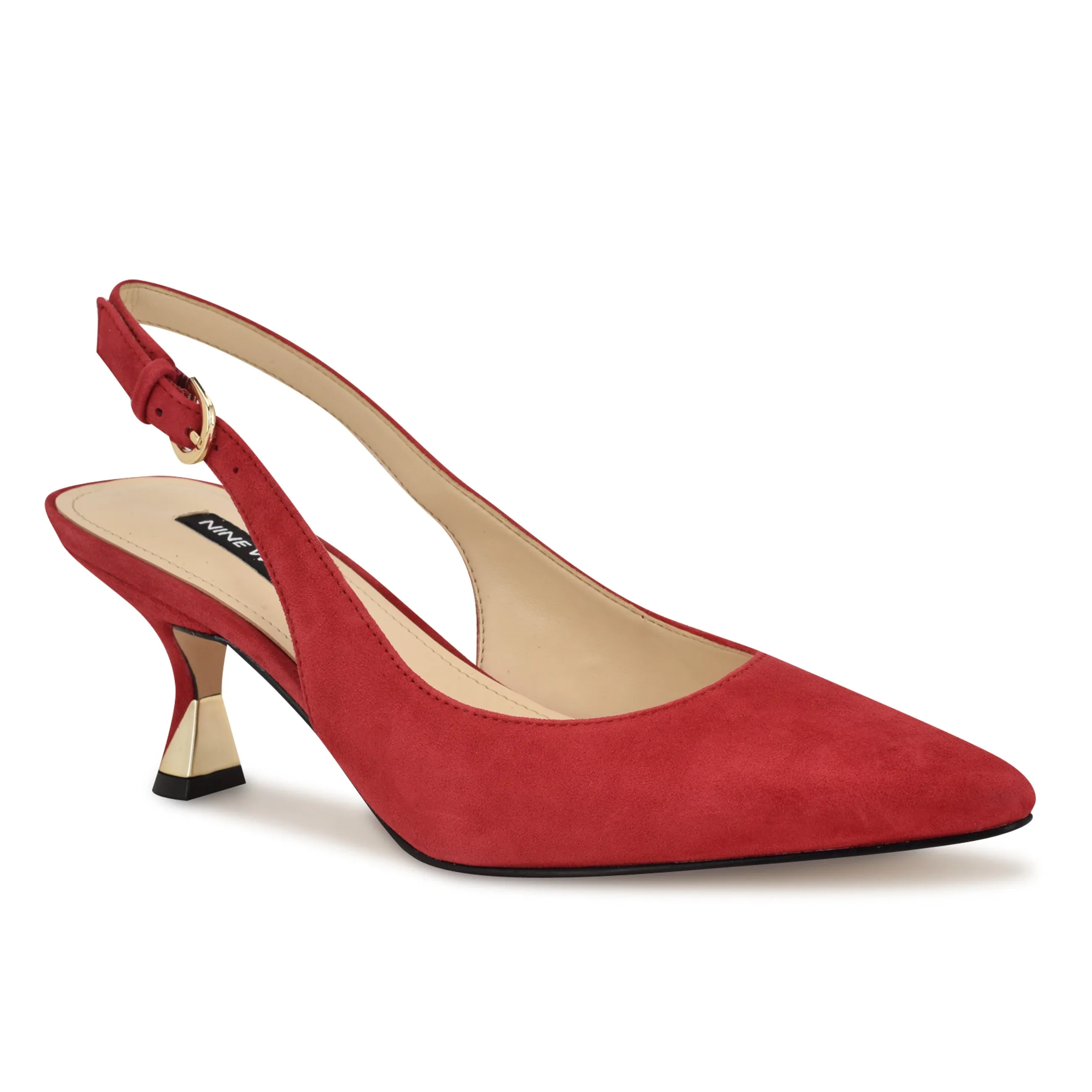 Jannit Pointy Toe Slingback Pumps